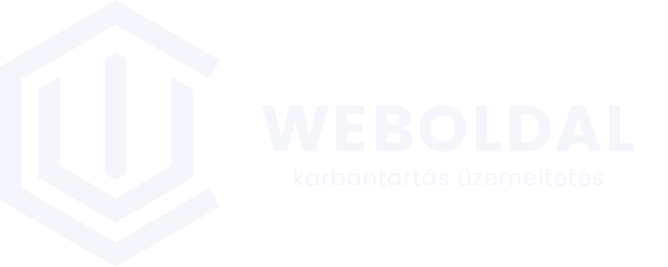 Weboldal karbantartás nagy logó